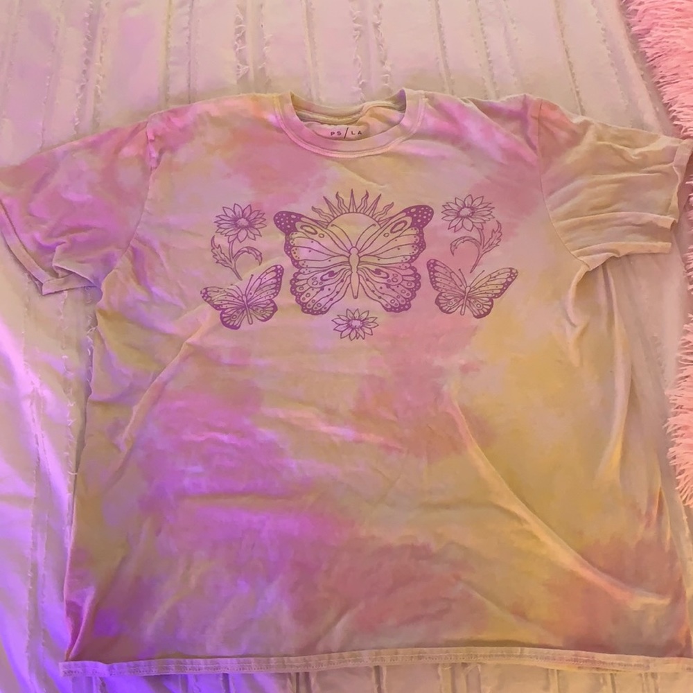 Pacsun Oversized Butterfly Graphic Tee (One Size)